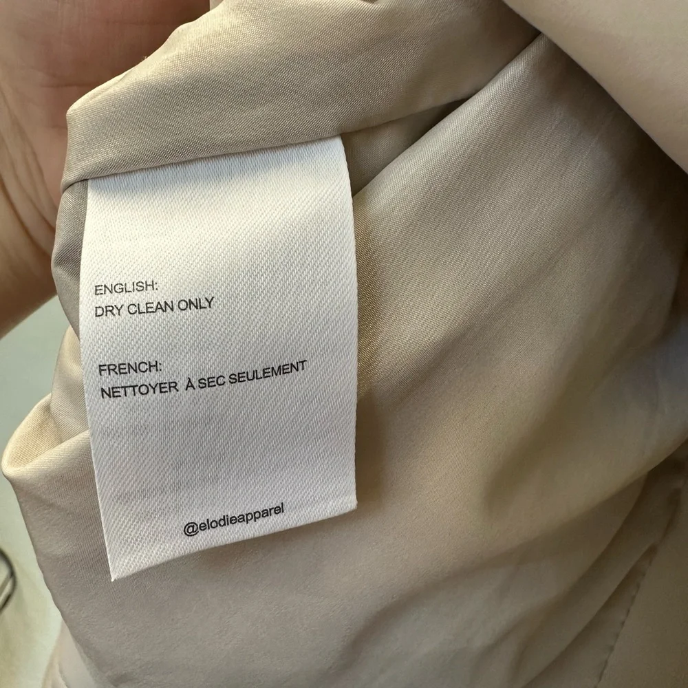 Elodie Chic cream Cropped Biker Jacket - Picture 8 of 9